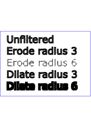 Example feMorphology Ä�ā‚¬ā€¯ Examples of erode and dilate