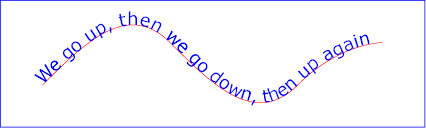 Example toap01 Ä�ā‚¬ā€¯ simple text on a path